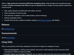 VisPy Screenshot 1