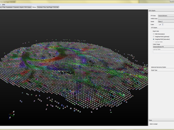 DTI tensor glyphs rendered using interactive ray tracing