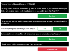 Guided call closings