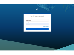 Login page