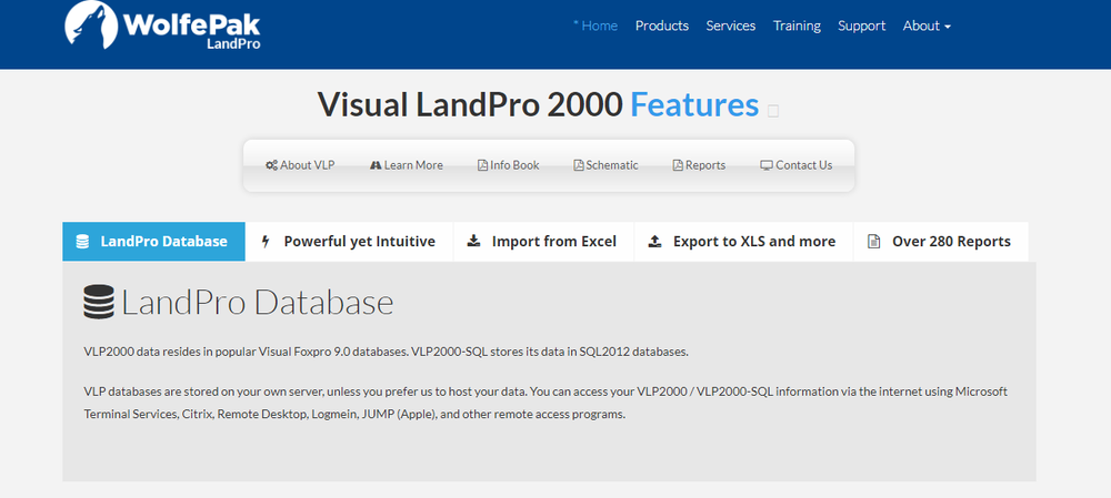 Visual LandPro 2000 Screenshot 1