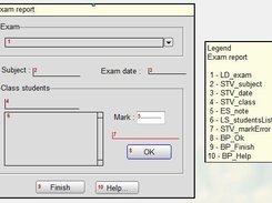 Window layout example