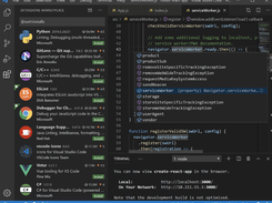 Visual Studio Code Screenshot 1