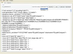 Import sql table as xml