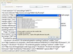Debug xslt file on fullscreen