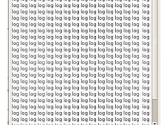 First version of the log window