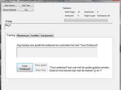 Visual Overhoor Screenshot 1