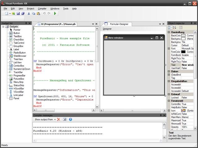 Ide project. PUREBASIC. PUREBASIC 4.51 внешний вид гаджетов на форме. Dartmouth Basic ide. PUREBASIC создание гаджетов кнопки нестандартной формы