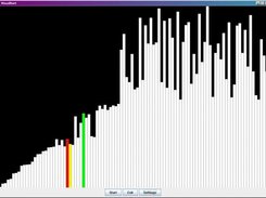 taken while sorting (quicksort algorithm) is in progress