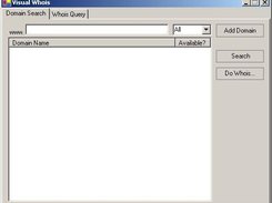 Visual Whois upon starting the application