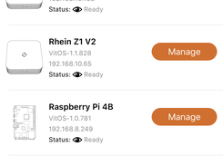 Discover your device running VitOS
