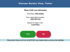 User data verification
