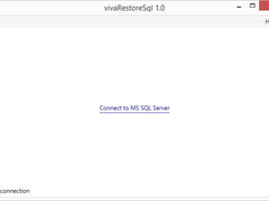 vivaRestoreSql Screenshot 1