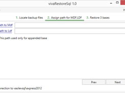 vivaRestoreSql Screenshot 3