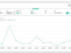 Expenses Graph View in Vizii