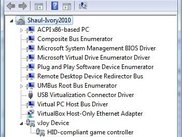 Device Manager showing vJoy