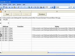 Main GUI part of EXCEL