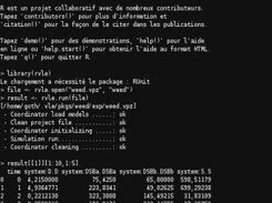 rvle: R package to launch simulation and process statistics