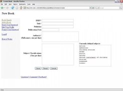 Book Add Screen