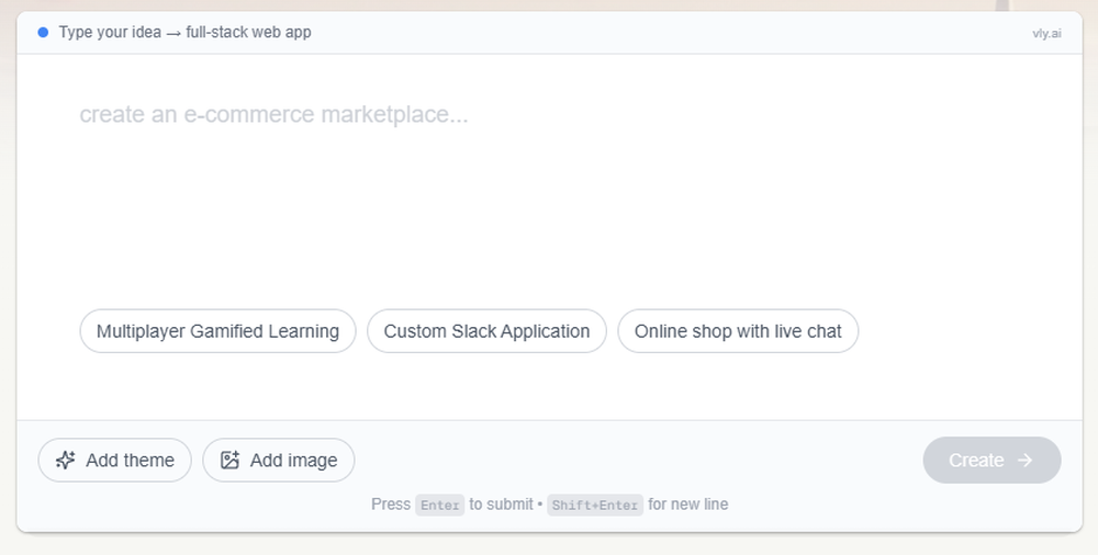 vly.ai Screenshot 1