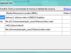 Video source editor