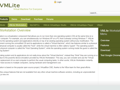 VMLite Workstation Screenshot 1