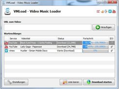 Here you see the GUI of VMLoad. Simple and easy.
