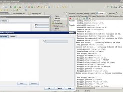 Very early GUI development; console output can be seen