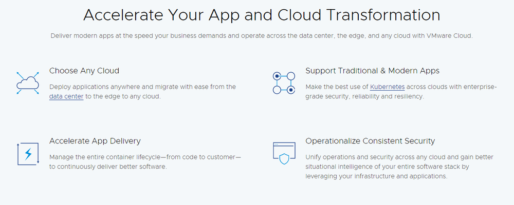 VMware Cloud Screenshot 1