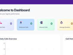 Main dashboard