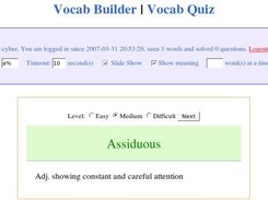 Vocabulary Builder