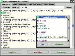 edit vocabulary file / Vokabeldatei bearbeiten