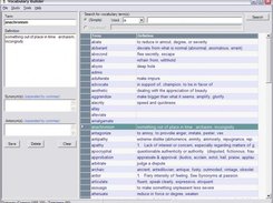 1. VocabularyBuilder Main Window (Start window)