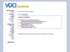 content tree for communities, collections, bundles, & items