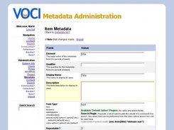 metadata editing page one