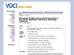 public face view of an "item" content type