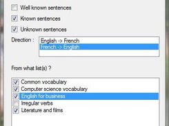 VocLearner - print options