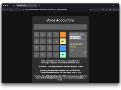 Voice Accounting For Blind & Mute People Screenshot 1