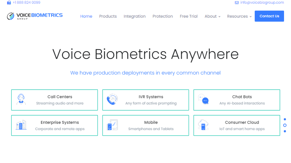 Voice Biometrics Group Screenshot 1