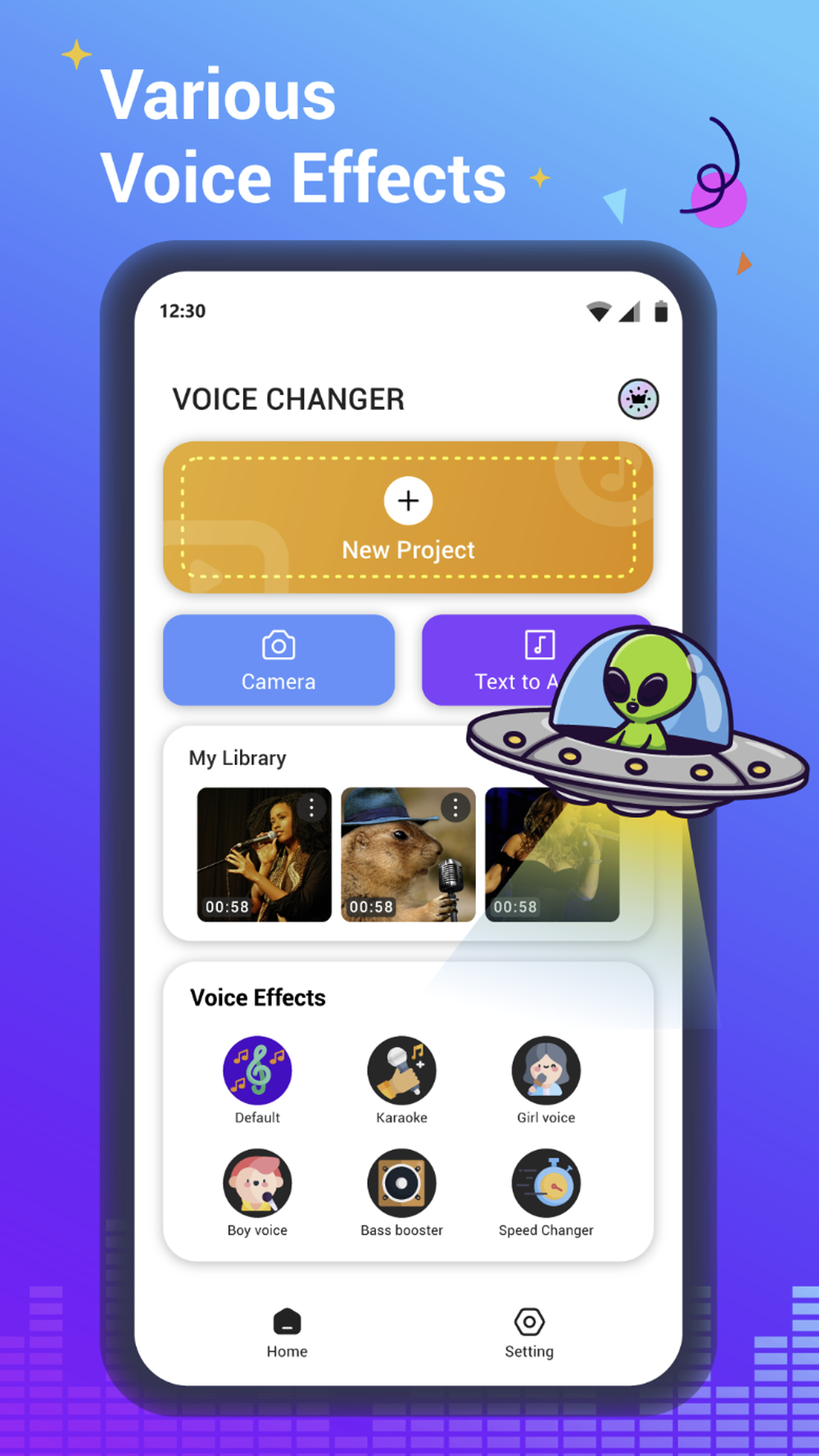 Voice Changer - Audio Effects Screenshot 1