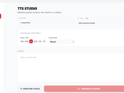 Voice Delta Desktop App — Free Unlimited Text to Speech & AI Voice Cloning for Windows