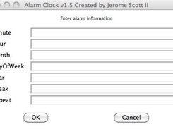 Alarm Clock v1.5 Interface