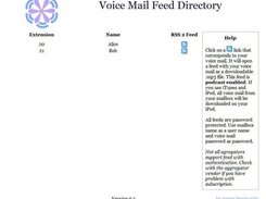 Voice Mail Feed Directory