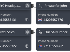 Multiple FlyNumbers on the canvas