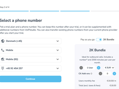 Getting VoIPstudio's number