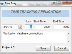 Time entries can hold notes and information on the work completed.