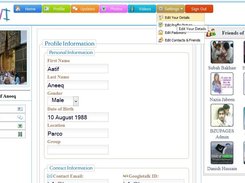Editing User Detail
