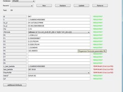 The database editor.
