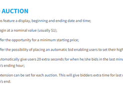 Vortex Auction System Screenshot 1