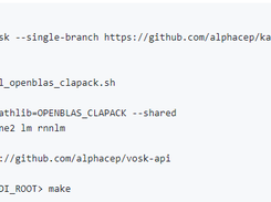 Vosk Speech Recognition Toolkit Screenshot 1
